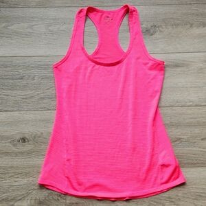 Athleta Pink Stripe Tank Top Womens Xxs Racerback Activewear Athleisure Yoga